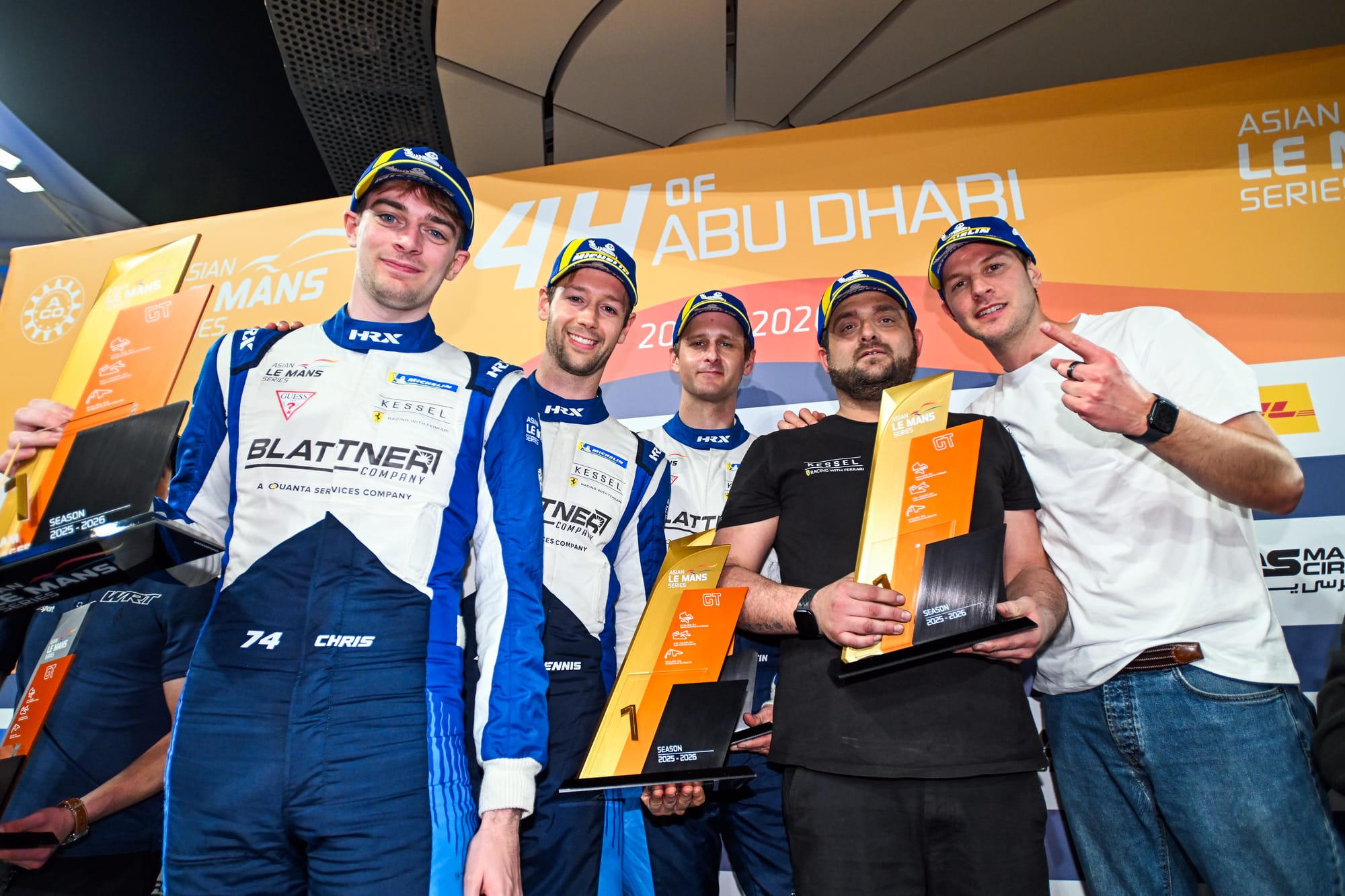 KESSEL RACING celebrating their Asian Le Mans Series championship win