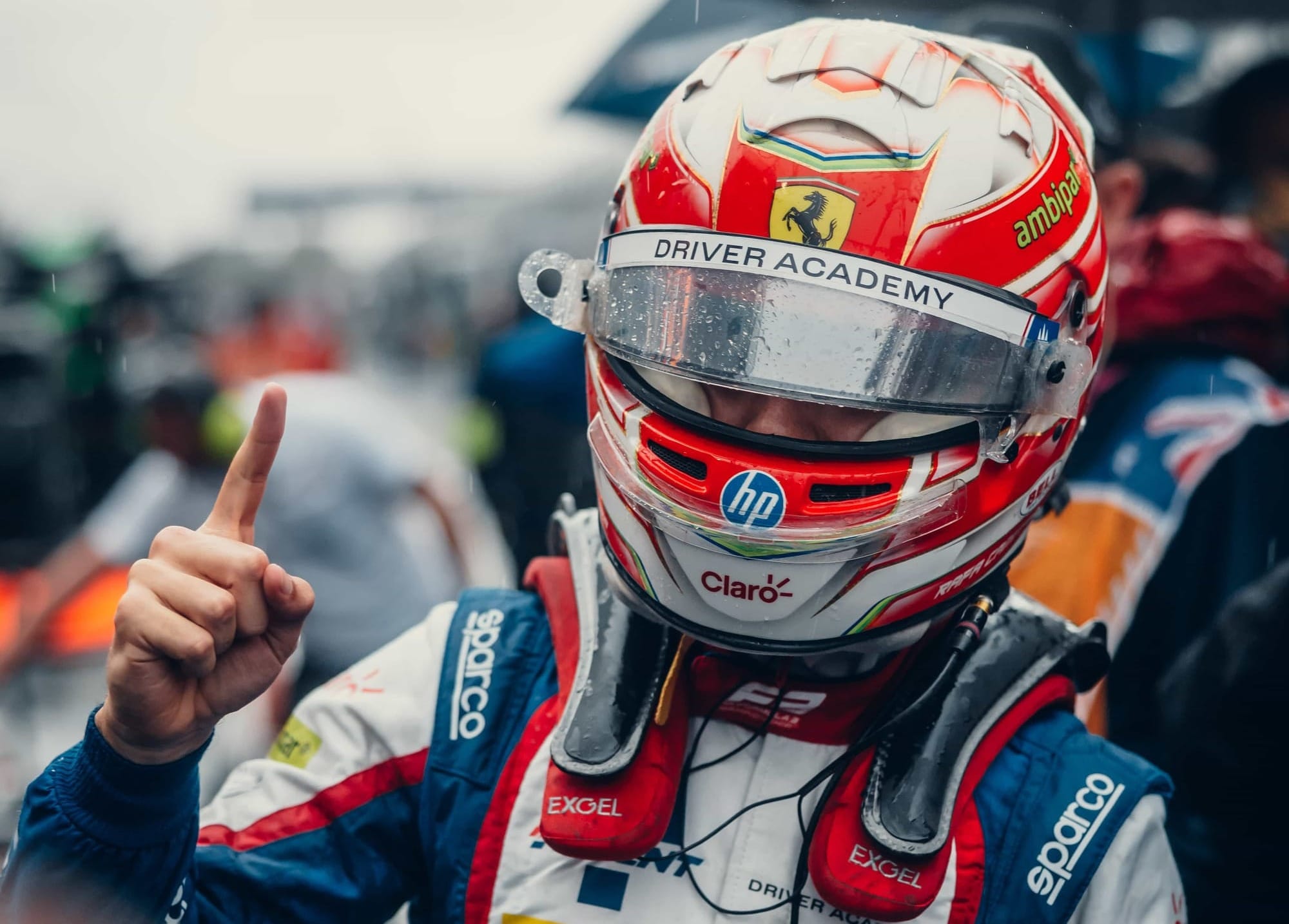 Formula 2 and Ferrari Driver Academy driver Rafael Camara at the Australian Grand Prix