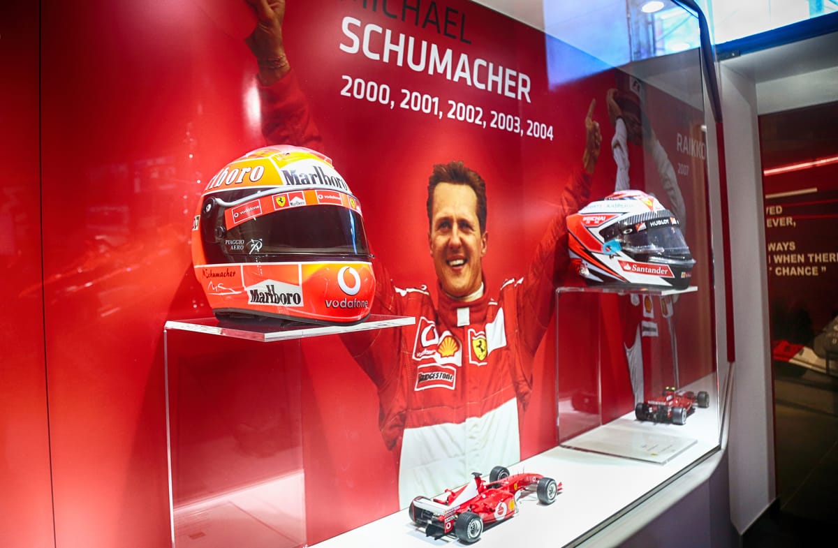 A Michael Schumacher Ferrari F1 Exhibit 