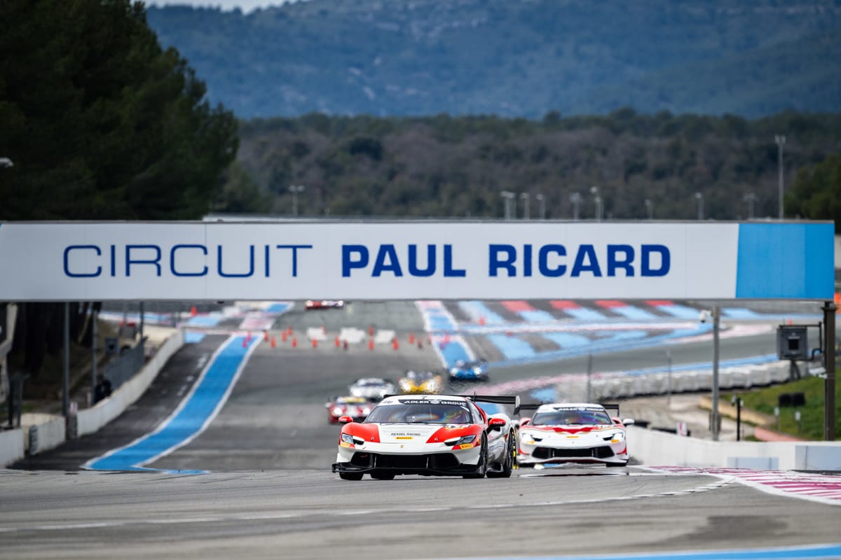 Ferrari Challenge Europe drivers competing at Le Castellet in 2026