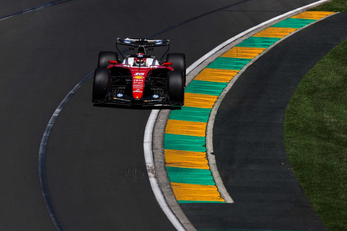 Charles Leclerc claims pole during the 2026 Australian Grand Prix Practice 1 session