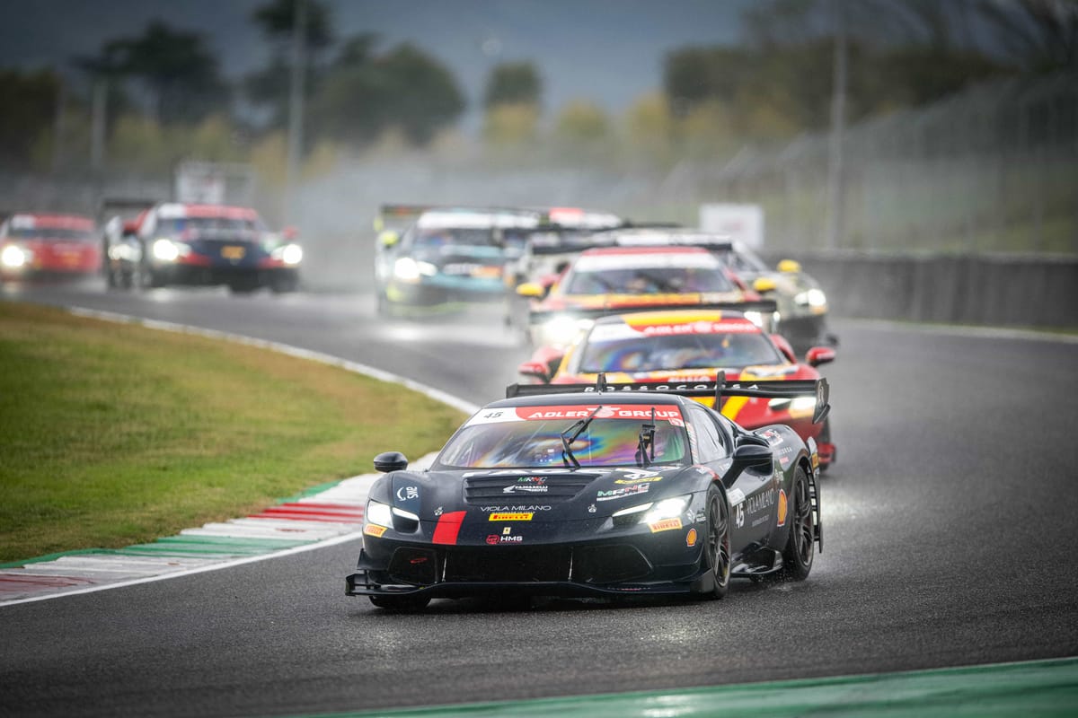 The 2025 Ferrari Challenge Finali Mondiali featuring the Ferrari 296 Challenge