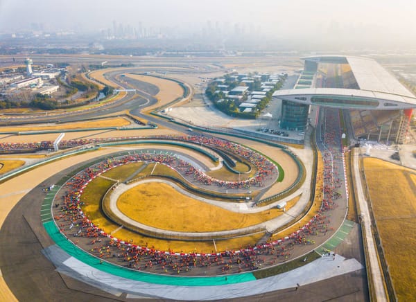 An aerial image of Shanghai International Circuit, the opening venue for the F1 Academy 2026 season